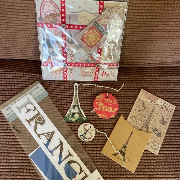 Jolee Boutique Paris Ephemera Collection for junk journals, scrapbooks, collages - Picture 9 of 12